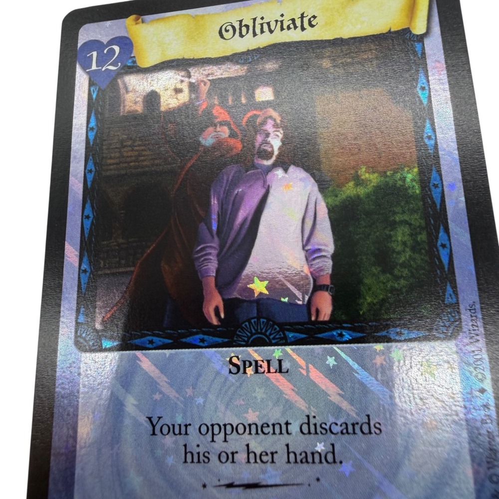 Harry Potter TCG Obliviate 14/116 Rare Holofoil Base Set 2001 Wizards Card EX